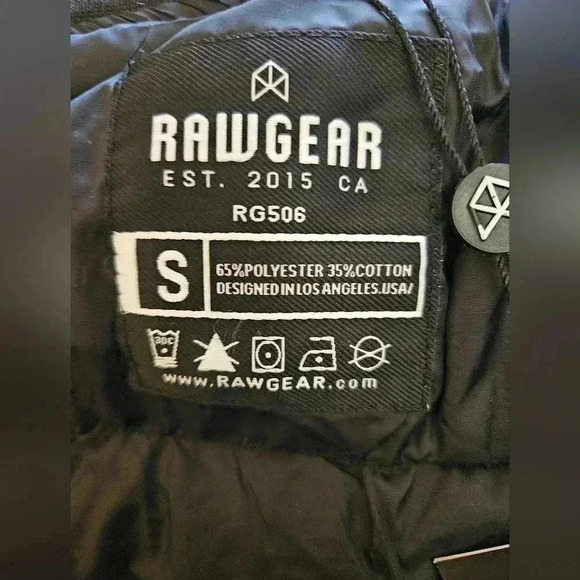 Raw Gear Bomber Jacket Blue men's small - Picture 10 of 11